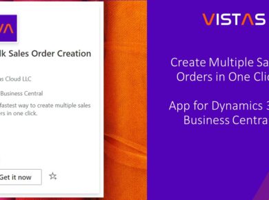Dynamics 365 Business Central Bulk Sales Order Creation