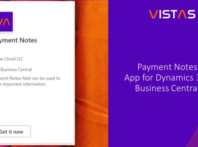 Payment Notes for Microsoft Dynamics 365 Business Central
