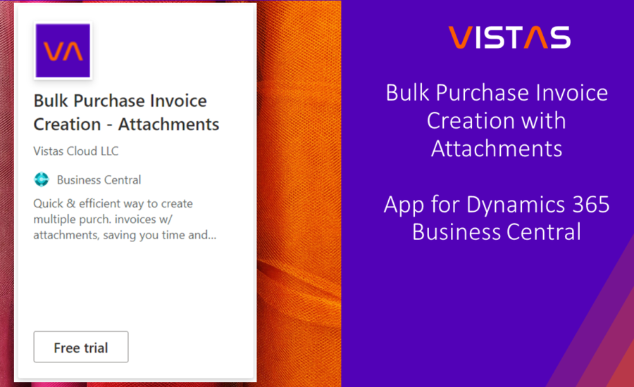 Bulk Purchase Invoice Creation with Attachments Main